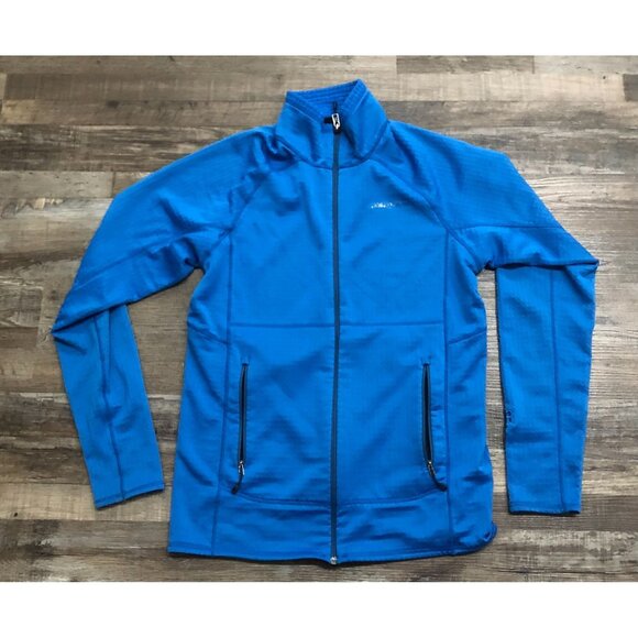 Patagonia Mens Medium Blue Full Zip Polartech Power Dry Jacket - Picture 1 of 8